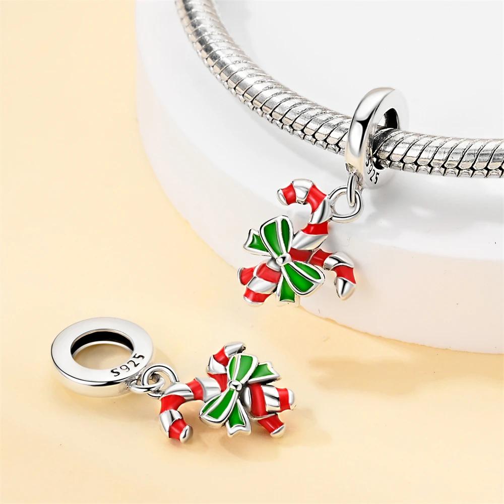 952 Copper Christmas Snow Bell Charm Pendant Beads Fit Charms Copper Original Bracelet For Women Jewelrygift