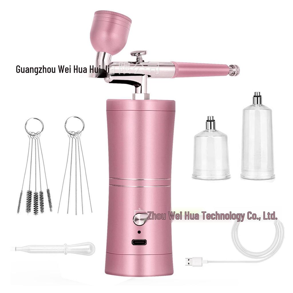 Portable Oxygen Injector Facial & Nail Art Airbrush for Hydration and Essence Spray