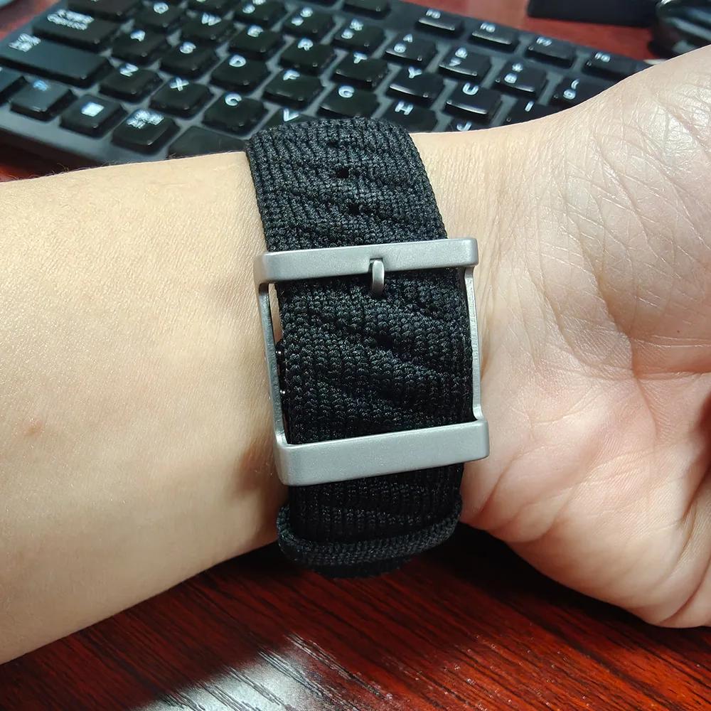 Bleu Nuit Nylon Strap For Apple Watch Ultra 2 1 49mm 10 46mm 42mm 9 8 7 45mm 41mm Bracelet iWatch Series 6 5 4 SE 44mm 40mm Band