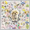 50 Cute Maltese Puppy Angel Stickers: Waterproof Decor for Phone & Water Bottle