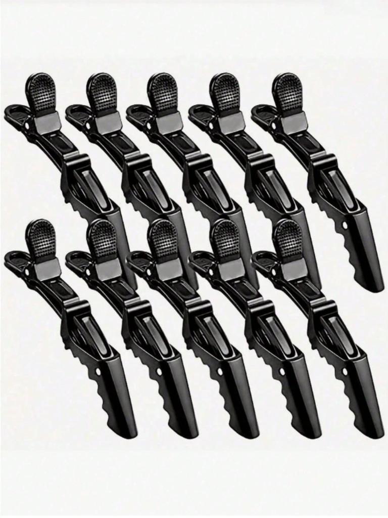Multi Functional Hair Cli With Crocodile Clip And Hair Styling Clip Positioning Partition, Suitable For Hairdressers And Professional Hairstylists