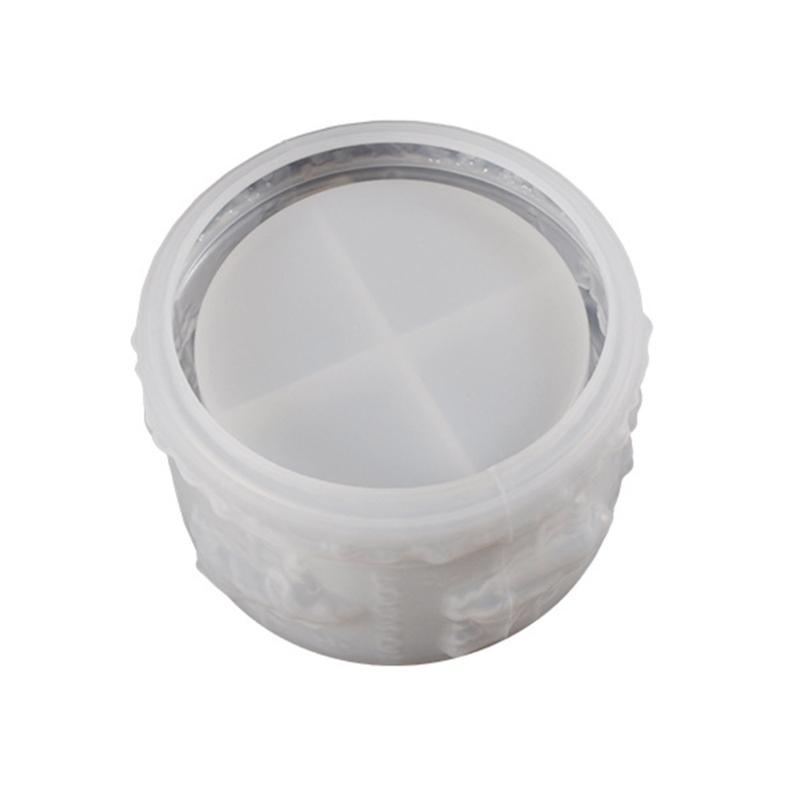 

Carousel Silicone Mold Storage Box Crystal Epoxy Resin Mold for DIY Mini Candy Container, Trinket Box Home Decorations