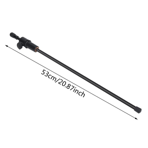 Dilwe Cello Tail Rod and Endpin Support, 3/4/4, Carbon Fiber, Extendable, Stable, and Resistant to Deformation, Black