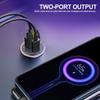 200W USB Car Charger Super Fast Charging Type-C PD Quick Charge Car Phone Charger Adapter for iPhone 15 14 Huawei Samsung Xiaomi
