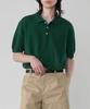 Untact Studio Washable Cool Cotton Short Sleeve Collared Knit 4 Colors (Type A)