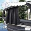 Car Sunshade Curtain for Vehicle Window with Suction Cups Heat Insulation Sun Protection Privacy Screen for Car Interior Use
