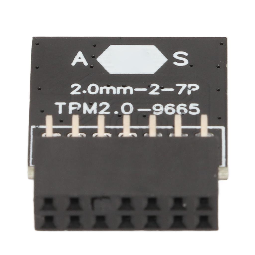 TPM 2.0 Module TPM 2.0 Chip TPM 2.0 Module TPM Chip 14 Pin 2x7P Security Module for ASUS for Win11   Module