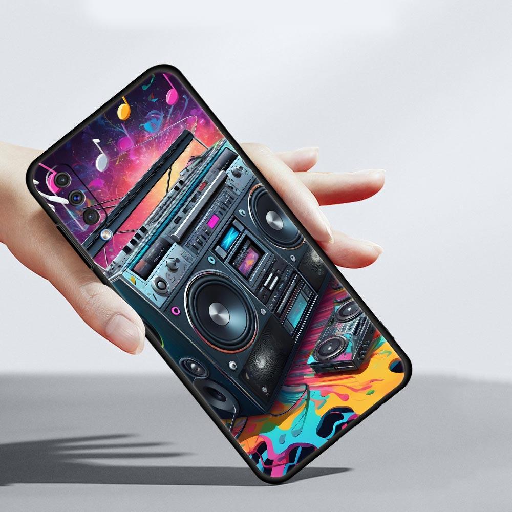 Retro Recording Device Phone Case for Samsung Galaxy A56 A36 A26 A16 A34 A24 A42 A22 A20 A12 A40 A30 A10 5G Soft TPU Cover Shell