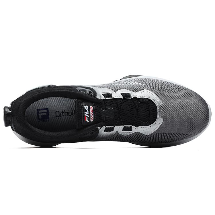 New FILA Xft Boa Athletics Shoes 'Grey Black Silver' A12M231403FSR