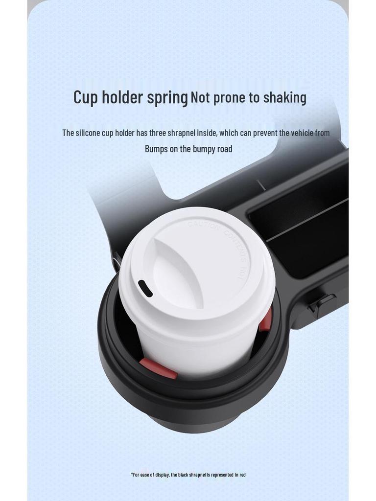 Multifunctional Car Window Storage Box: Phone Holder, Cup Holder, Key Organizer.