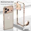 Colour Rugged Aluminum Alloy Slim Frame Case For IPhone 17 Pro Max 17 Air 17Pro Heat Dissipation Anti-Drop Cover
