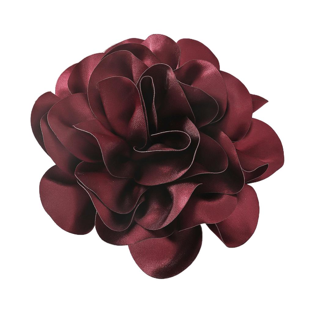 Chic 20cm Flower Brooch Fabric Peony Charm Breastpin Stylish Party Accessory Fashion Lapel Pin Statement for Women