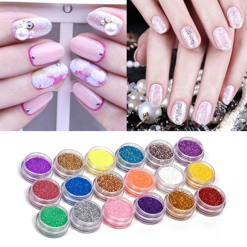 XICHEN 72-teiliges Nagelglitzer-Set – Pulver, Pailletten, Mix-Device Für Nail Art