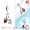 Charm Bead Components Pinecone Pendant Bead Component Bead Components Compatible With Bracelet High Quality Fine Jewelry Necklace Copper Metal