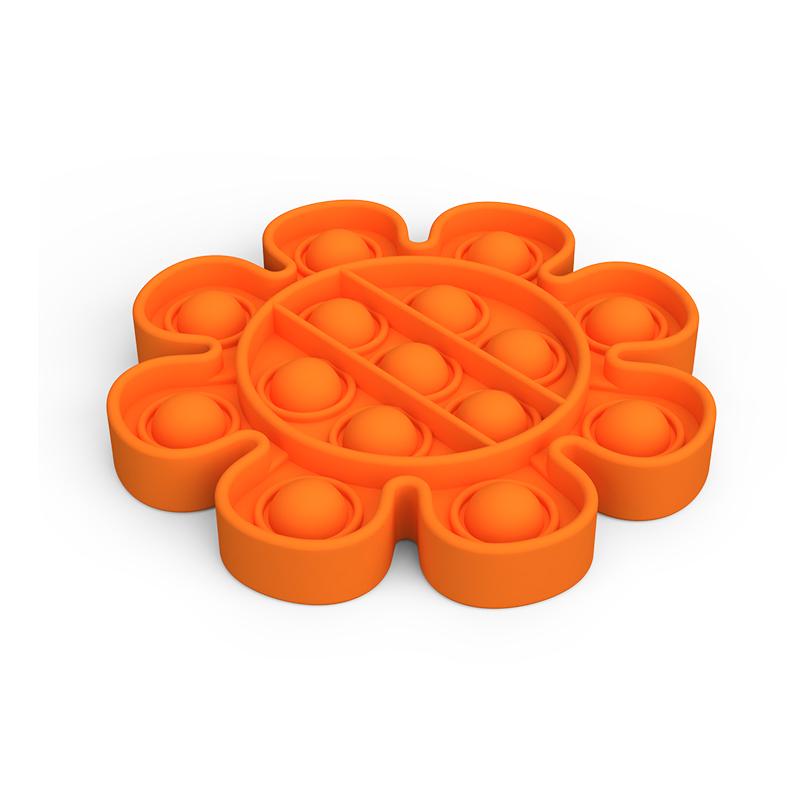 Rainbow Pop Push Bubble Fidget Toy - Anti Stress Relief Sensory Toys For Adults, Kids, Children & Special Needs