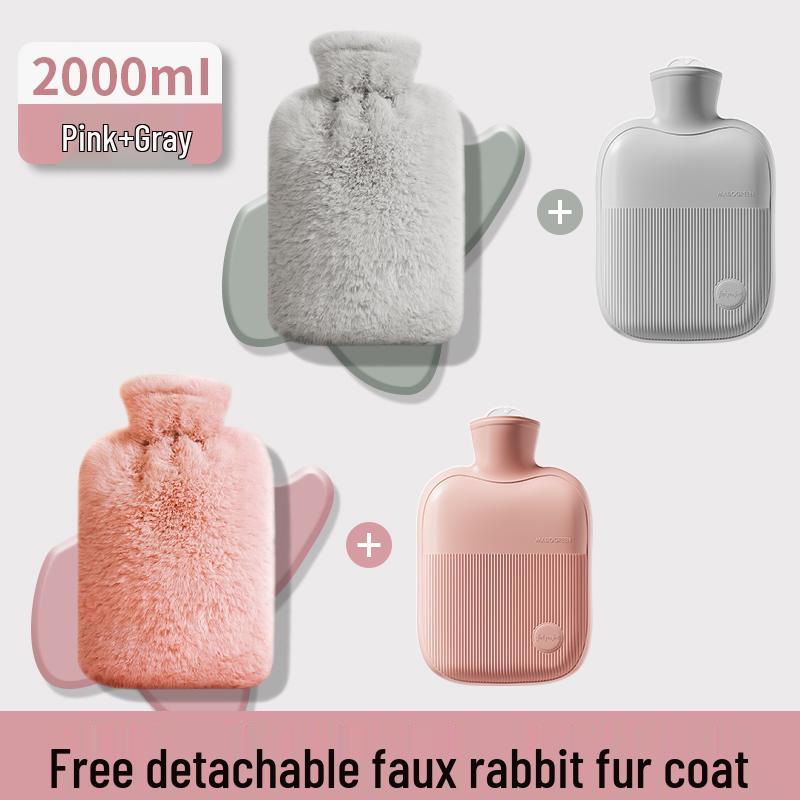 Plush Water Bottle: Hot Compress Hand Warmer Bag for Bed