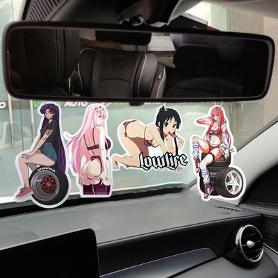 Osvěžovač vzduchu do auta Sex Girl Parfém Zpětné Zrcátko Přívěsek Ornament Závěsný Jdm Anime Pro Honda Toyota Bmw Mercedes
