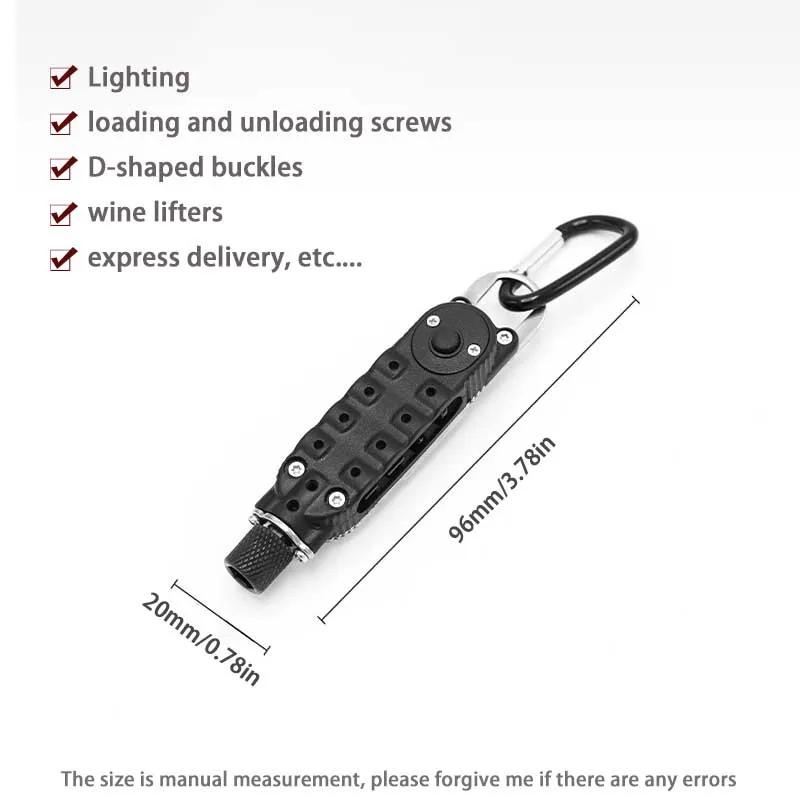 

Многофункциональная мини-отвертка, уличная, в форме брелка, портативная стальная ремонтная многофункциональная комбинированная инструмент