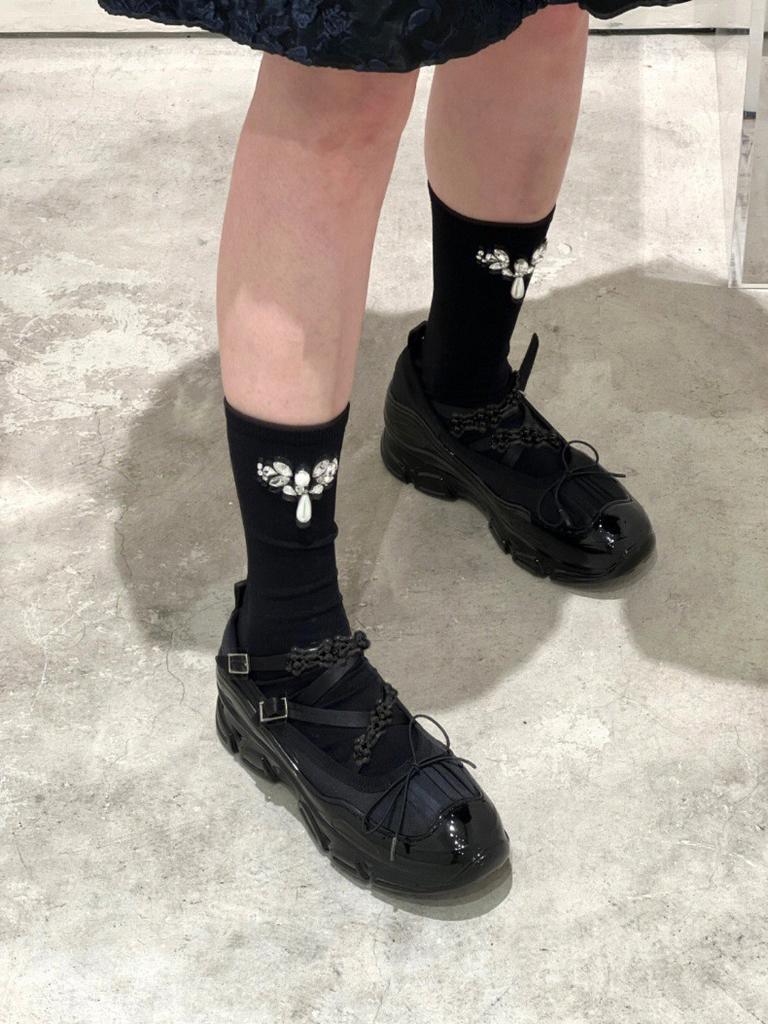 Sheepskin version retro leather platform ballet shoes women loafers bow muffin Mary Jane single shoes small leather shoes