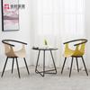Adult Backrest Stool Leisure Armchair Nordic Plastic Home Dining Chairs Kitchen Furniture Luxury Minimalist Negotiation Chair