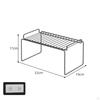 Rack Bathroom Non-Punching Iron Storage Sturdy Spice Closet Basket Organizer for