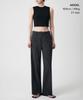 MUSINSA STANDARD WOMAN [Cooltandard] Women'S Wide Hidden Banding Slacks [Gray]