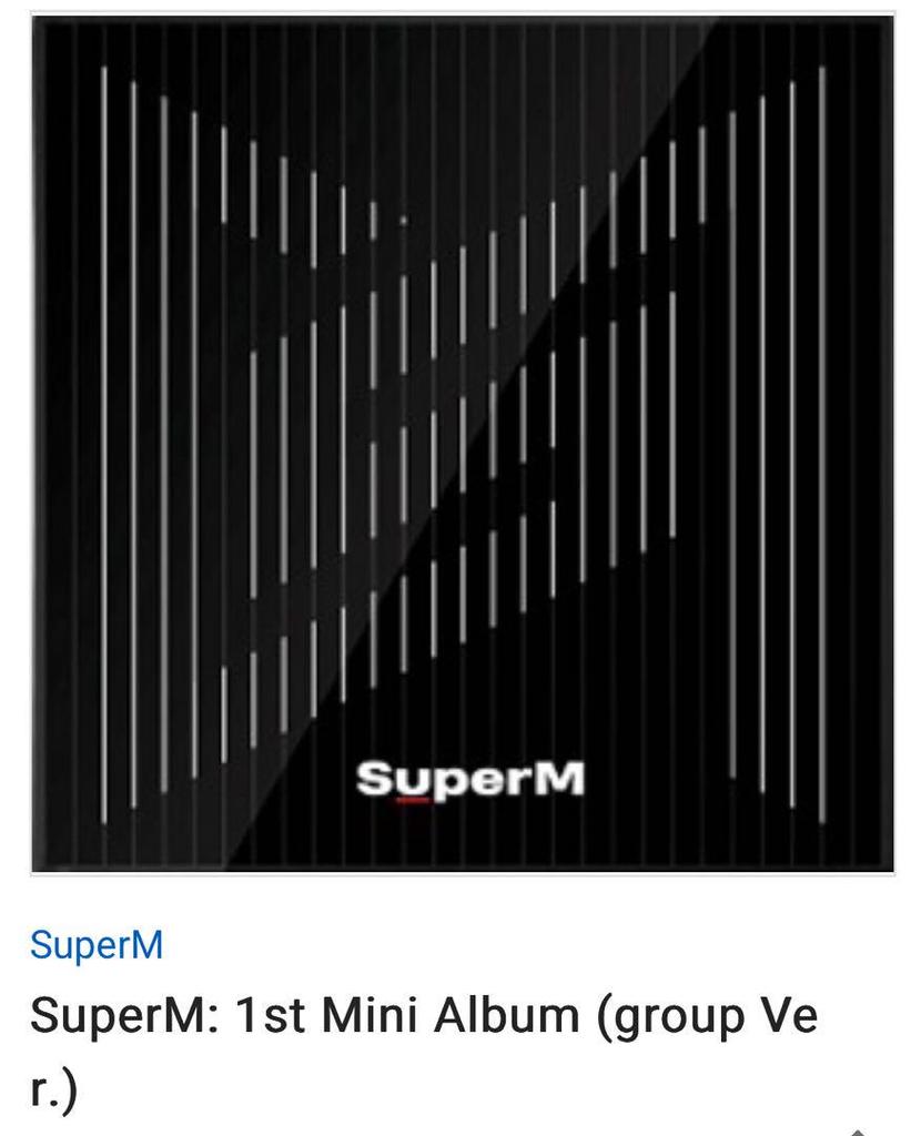 [USED] SuperM CD Album Korean Edition 7 Versions