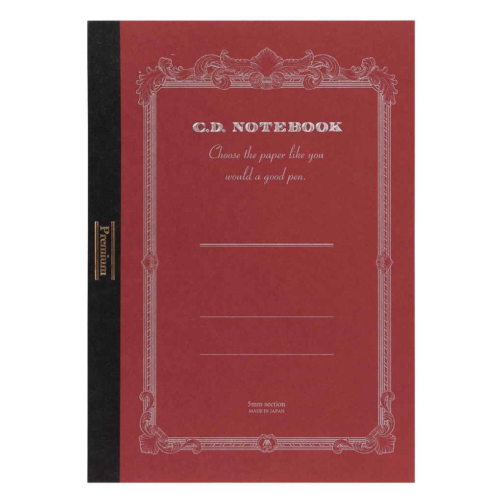 Apica Premium CD Grid Notebook B5 Size, 120 Sheets, High-Quality Japanese Stationery for Writing & Note-taking