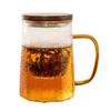 Handmade Glass Tea Infuser Cup