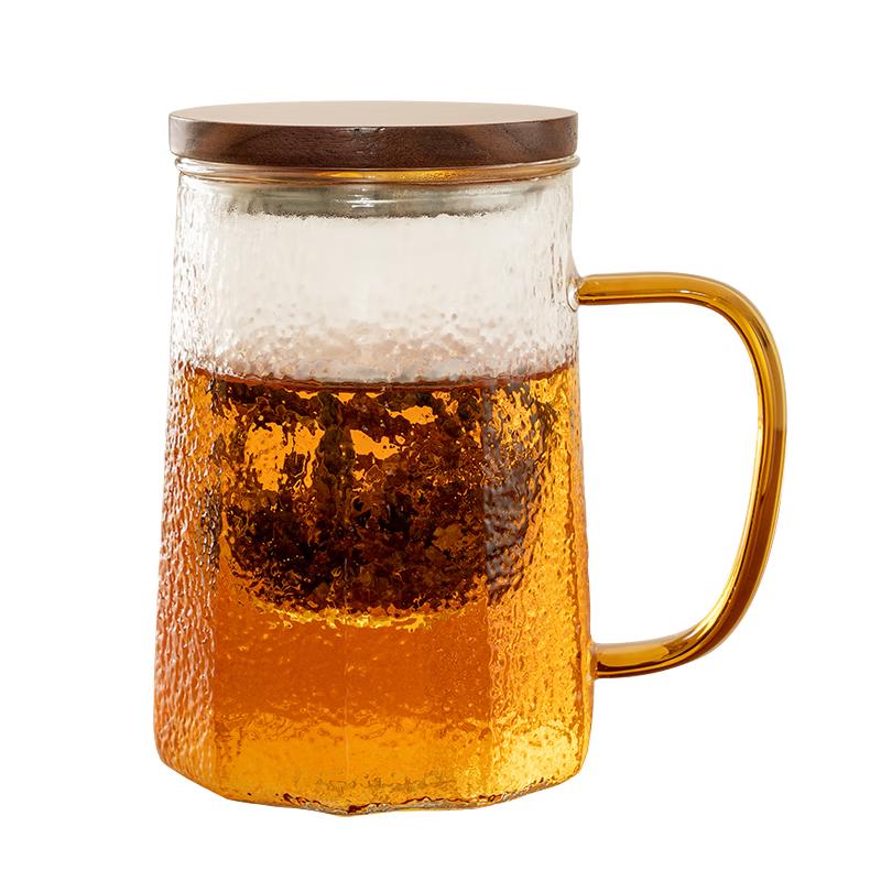 Handmade Glass Tea Infuser Cup
