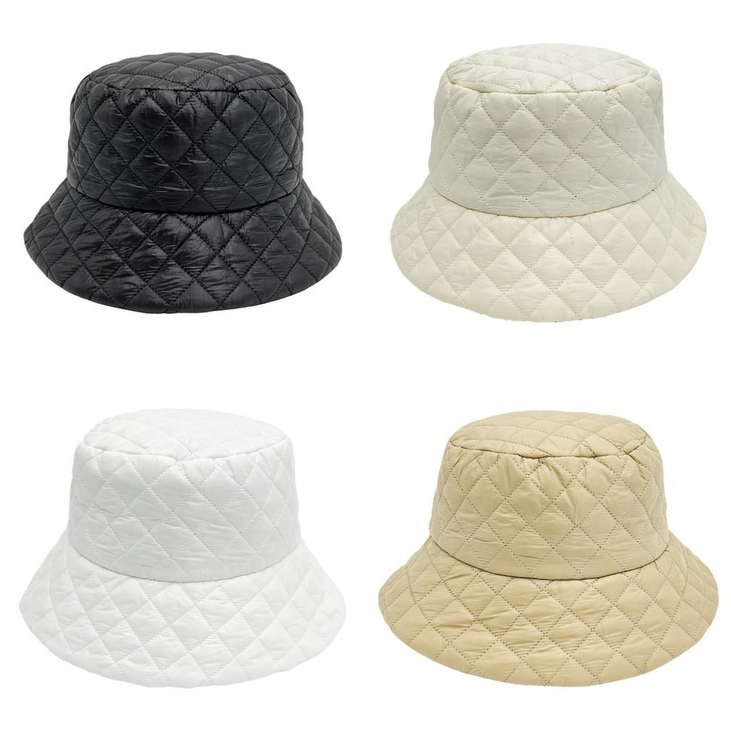 Winter Womens Featherweight Quilted Fisherman Hat With Windproof Sunshade For Casual Fashion