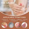 Toe Splint, Toe Corrector Brace, Toe Straightener For Hammer Toe, Crooked Toe, Mallet Toe, Bent Toe, Claw Toe, Toe Wrap To Align And Support Broken To