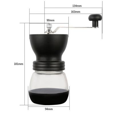 Tragbare Waschbare Manuelle Kaffeemühle (2er-Pack)