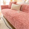 Winter Thick Plush Sofa Cushion Non-slip Keep warm Couch Cushion Covers Universal Sofa Towel Fabric for Living Room Carpet Chair