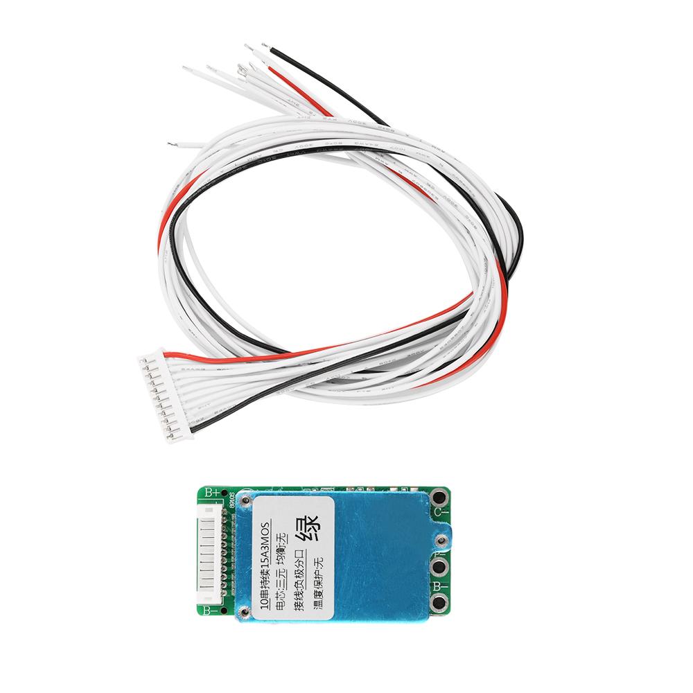 BMS 10S 36V 15A Li-Ionen-Zelle 18650 Akkuschutz BMS PCB-Platine mit Balancefunktion 36V für Ebike Escooter