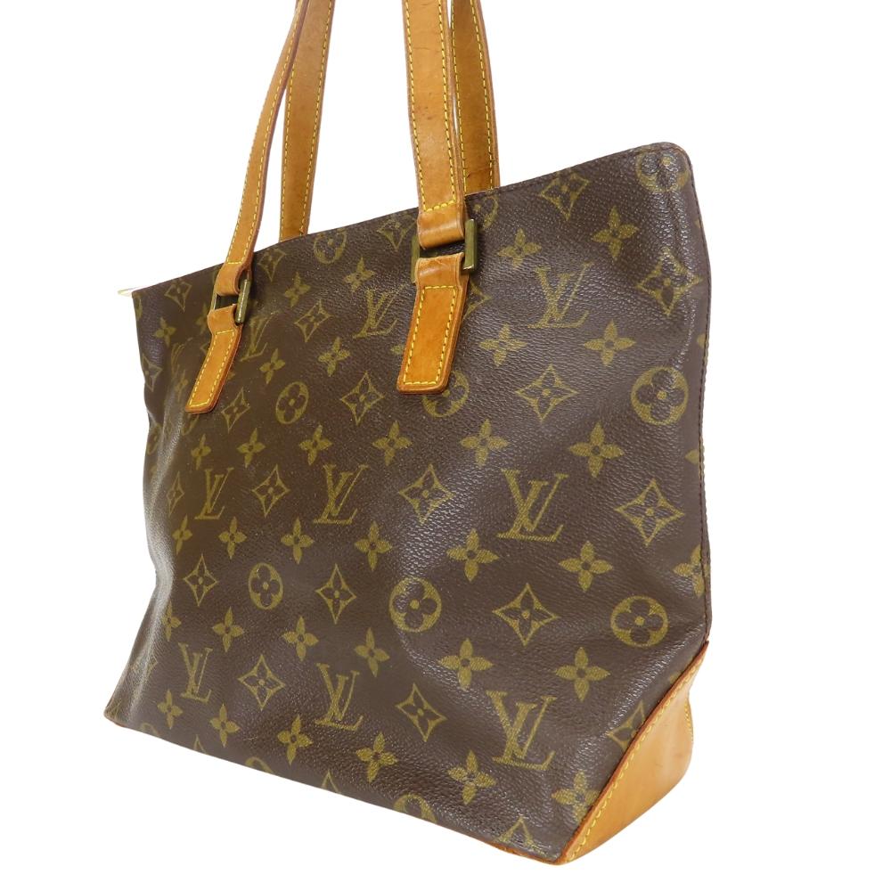 Used LOUIS VUITTON Tote Bag Hippo piano M51148 Monogram/Nume leather Brown Popular