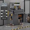 Compact Mobile Tool Cart: Multifunctional Storage Cabinet & Trolley for Workshop