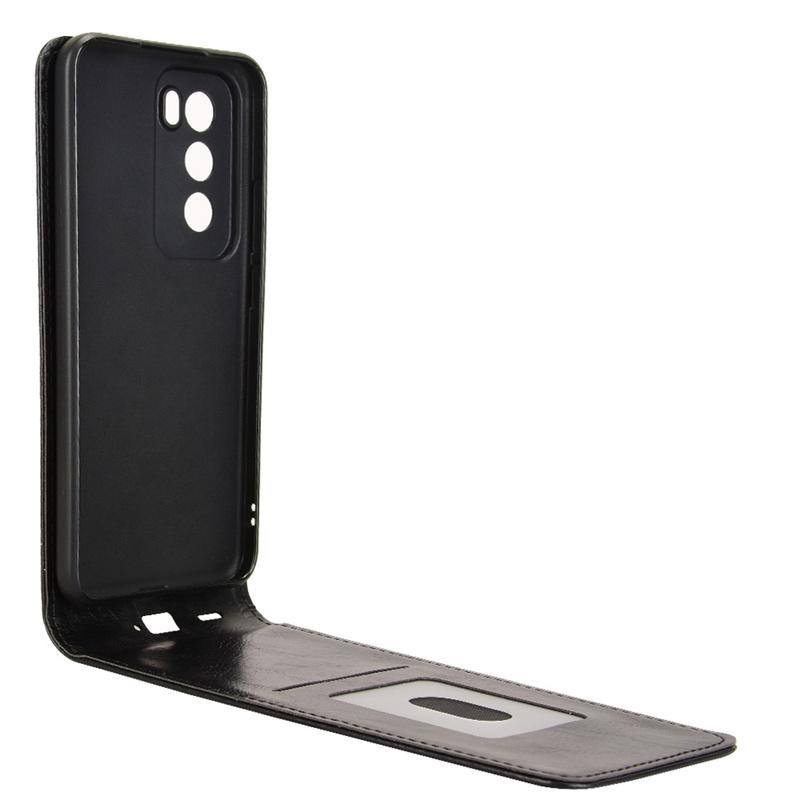 For OPPO Reno 12 5G Business Flip Vertical Case Retro Skin-friendly Full Cover Card Holder For OPPO Reno 12 Pro 5G Phone Bags