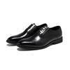 Casual Leather Shoes Men's Business Dress British Style Pointed Groom Wedding Shoes High-end Black Small Leather Shoes 8037-K