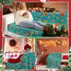 Navy Smiley Face Flowers Cozy Incredibly Soft Halloween Thanksgiving Bed Throw Extra Warm for Chilly Winter Evenings At Home