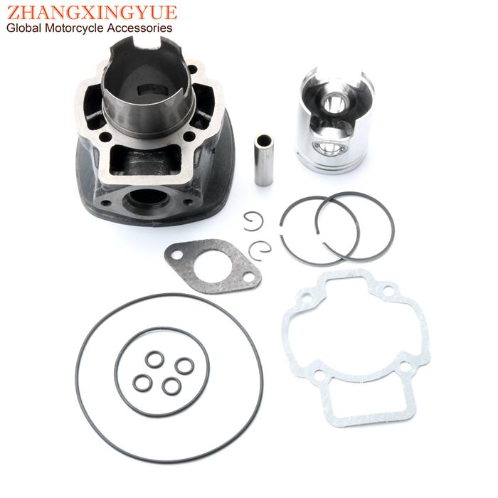 Scooter 70cc Big Bore Cylinder Kit For Piaggio 50 Nrg Extreme Rst Mc2 Zip Sp 50cc 2-Stroke 100080560 47mm 12mm