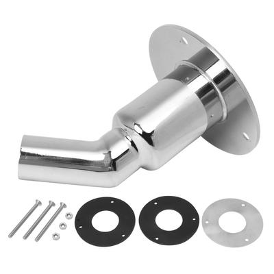 Thru Hull Exhaust Skin 316 Stainless Steel Mirror Polished 24mm OD for Diesel Heater Marine Truck