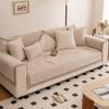 Covor de Sofă Chenille Universal Patru Sezoane Culoare Solidă Husă de Pernă pentru Canapea Chaise Longue în Formă de L Husă de Protecție pentru Sofă Living Acasă