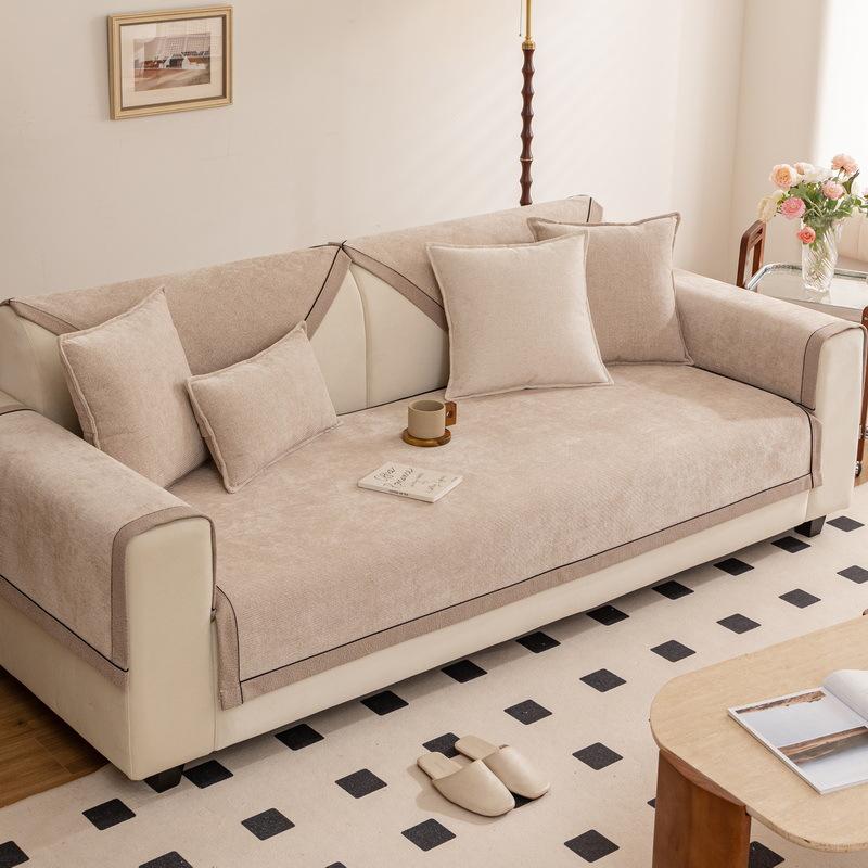 

Chenier Fabric, Simple Sofa Cushion, Universal In All Seasons, Non-Slip Ins Wind Seat Cushion, Wear-Resistant And Anti-Cat Scratch, Machine Washable 70*70cm