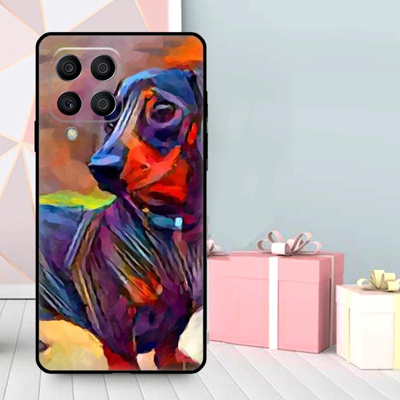 Cute Dachshunds Case For Samsung Galaxy M56 M52 M32 M53 M16 M11 M21 M31 M35 M12 M13 M14 M15 M36 M55 M34 M54