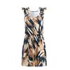 Ladies' Loose Comfortable Casual And Fashionable Summer Vest Dress With Geometric Print Dress