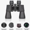 Professional Binoculars 20x50 Zoom Telescope HD Prism Glass Lens For Hunting Outdoor Camping Bird HD Watching Sports Concerts