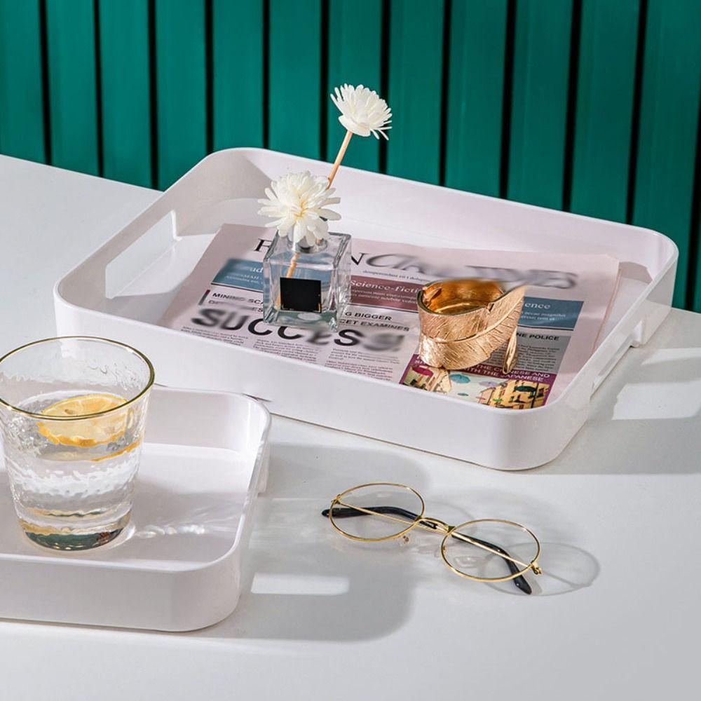 Multi-Purpose Serving Platter Easy-to-Clean Decorative Tray Breakfast Bread Plate  Dessert Serving
