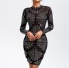 Women's 2024 Summer Mesh Rhinestone Dress - Sexy INS Hotfix Design