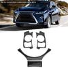 Conjunto de 4 Peças Capa de Acabamento do Volante em Fibra de Carbono Carro Remodelação Serve para LEXUS IS250 IS300 IS350 2014 2018 Tipo B